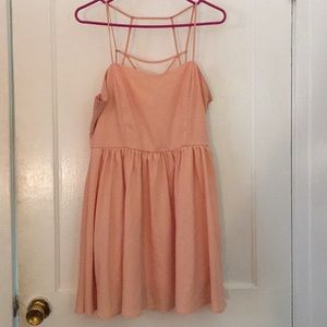 Pink shirt summer dress